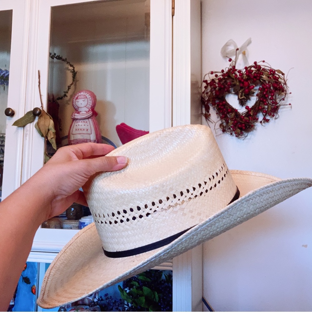 Supreme Quality Alamo Hats Iron Weave USA 7 1/4 Mexico 58 Cowboy Hat
